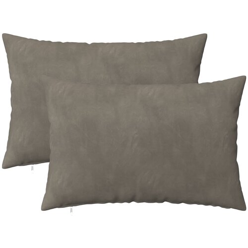  Presvlaka za jastuk 2 pcs HEERLEN Svjetlosiva 50 x 75 cm Baršun Cene