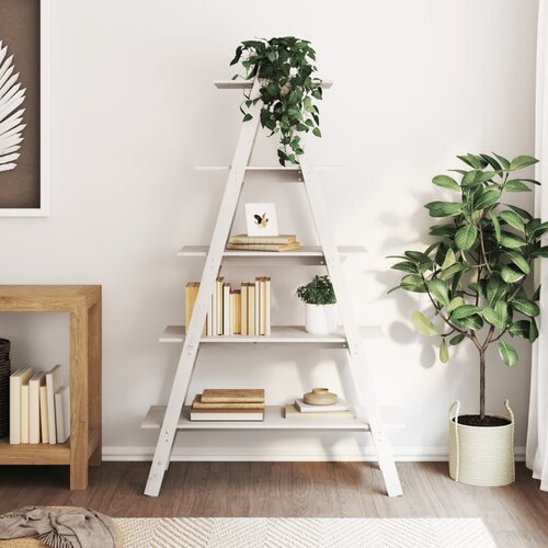 vidaXL Regal 5-nadstropni A-oblika 110x40x180,5 cm trdna borovina Cene