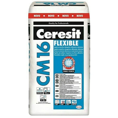 Ceresit Fleksibilno ljepilo CM 16 (Sive boje, 5 kg) Slike