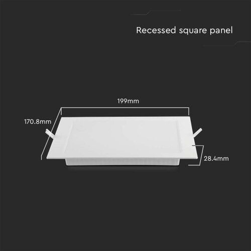  LED ugradno svetlo LED/12W/230V 6500K Slike