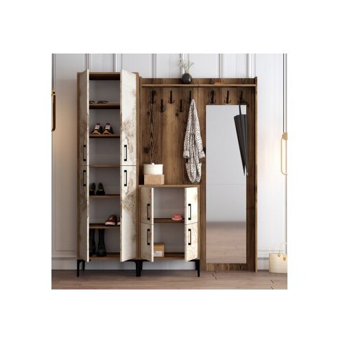  Set za hodnik Berlin ABC, orah Slike
