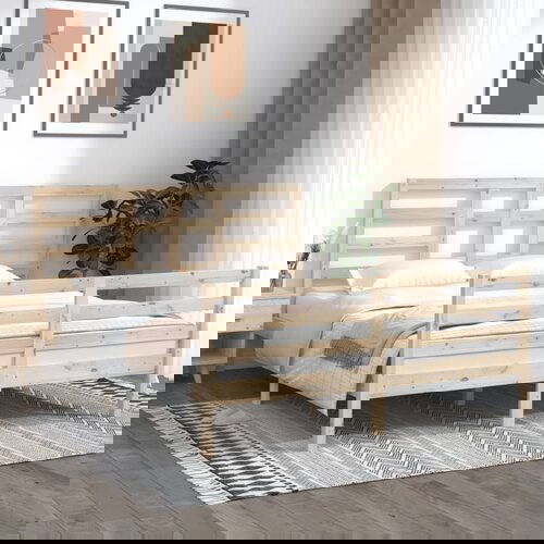 Furnova Posteljni okvir iz trdnega lesa 160x200 cm, (21940294) Cene