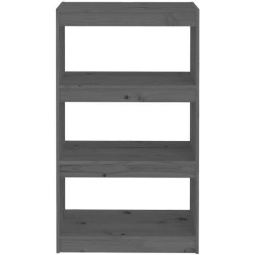  za knjige / pregrada sivi 60x30x103,5 cm od borovine Slike
