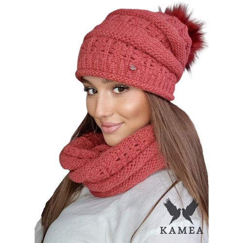 Kamea Woman&amp;#039;s Set Hat&amp;amp;Chimney K.22.206.22 Slike
