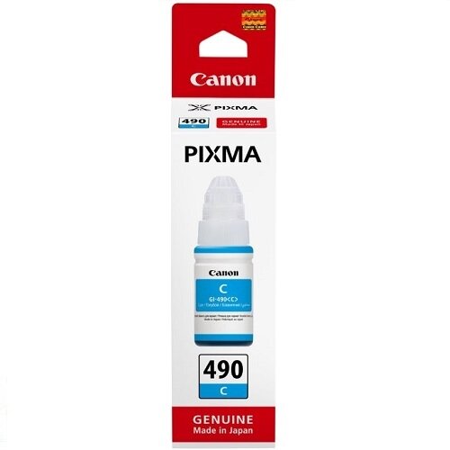  Kartuša Canon GI-490C modra/cyan steklenička original Cene