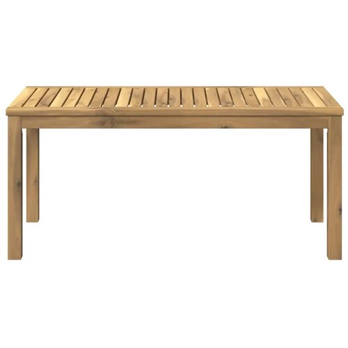  Stolić za kavu Bijela 50 x 100 5 x 45 cm Čvrsto drvo akacije - 50 x 100 5 x 45 cm Bijela Slike