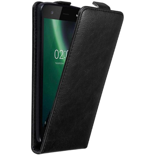 Cadorabo Ohi&scaron;je, združljivo z Nokia 2 2017 v nočna črna - Za&scaron;čitni ovitek v obliki flipa z magnetnim zapiranjem, (20559327) Cene