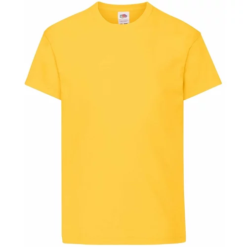Fruit Of The Loom Yellow T-shirt for Children Original