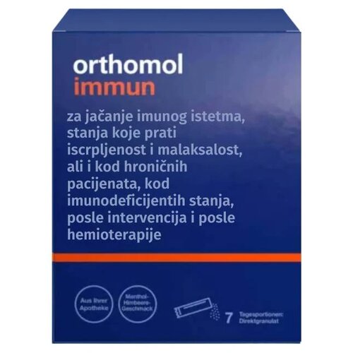 Orthomol Immun Granule Direkt, Mentol/Malina, 7 kesica Cene