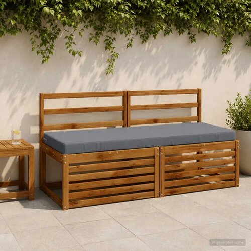  Jastučić za klupu SOEST 100% poliester Plava 140 x 50 x 8 cm - Plava 140 x 50 x 8 cm Melange Cene