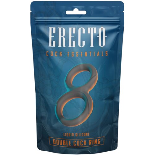 Erecto dupla prsten za penis (crna) Slike