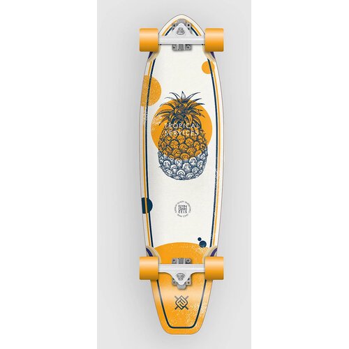 Flying Wheels Tropical 35&amp;quot; Surfskate orange Slike