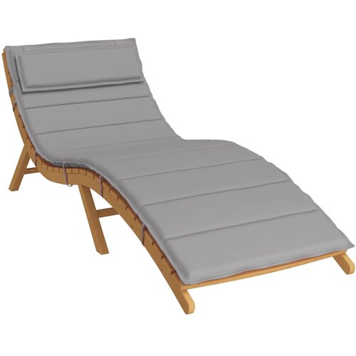  Jastuk za ležaljku sivi 180x60x4 cm od tkanine Oxford Slike