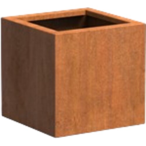 ADEZZ Korito za rastline Carrez iz jekla Corten - kvadratno - 50 x 50 x 50 cm Cene