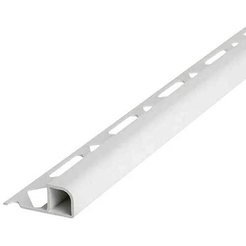  Kutni profil PVC obli (D x Š x V: 2,5 cm x 19,5 mm x 6 mm, PVC, Bijele boje)