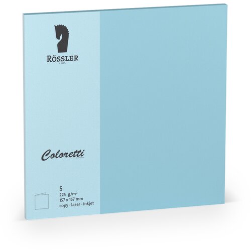 Grupo DVOJNA KARTICA 157X157 COLORETTI 5 ENOT NEBESKO MODRA, (20862164) Slike