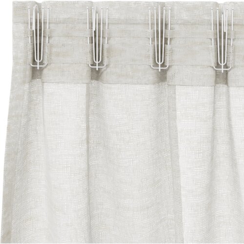 VidaXL Zavjese sa zavjesama 2 pcs Krem 140 x 225 cm Poliester Slike