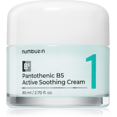numbuzin No. 1 Pantothenic B5 Active Soothing Cream pomirjajoča krema za obraz z vlažilnim učinkom 80 ml Cene