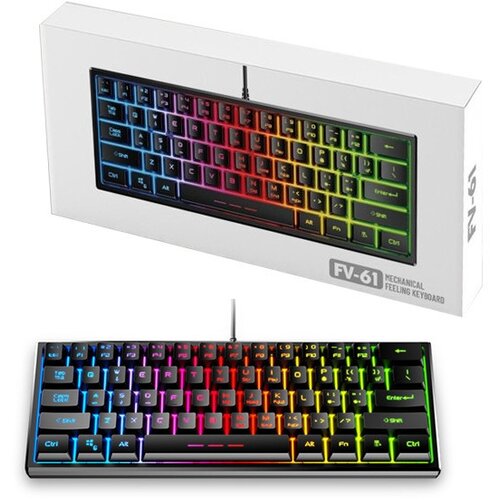 Forev FV-61 gaming, rgb, mechanical feel Cene