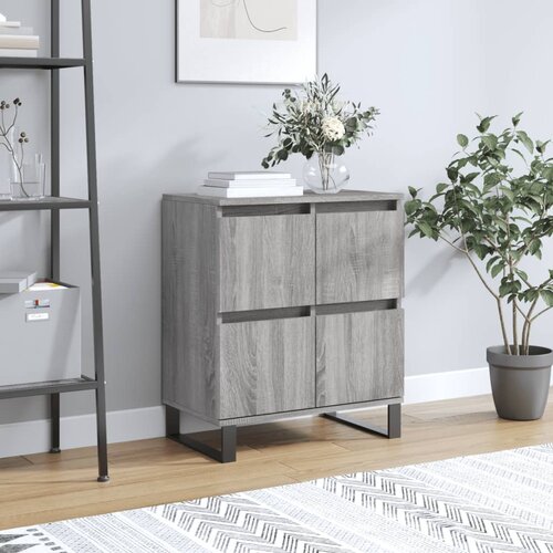 vidaXL Komoda siva sonoma 60x35x70 cm inženirski les Cene