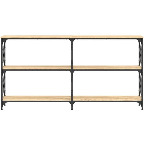  Konzolni stol boja hrasta 156x28x80,5 cm konstruirano drvo Slike
