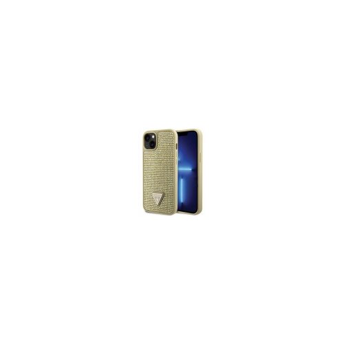 Guess OVITEK ZA IPHONE 14 PLUS 15 PLUS 6,7 RHINESTONE TRIKOTNIK ZLATI POUDARKI, (5000338064) Cene