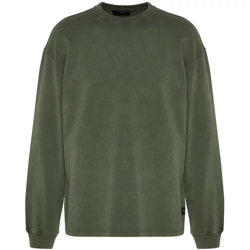 Trendyol Men's Limited Edition Relaxed/Comfortable cut, Sweatshirt with 1 Cotton Label.