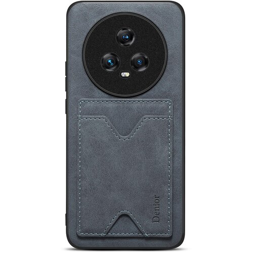 INORCO Zadnji pokrov DENIOR za Honor Magic5, PU usnjena torbica TPU za telefon z režo za kartice na stojalu, (22036686) Slike