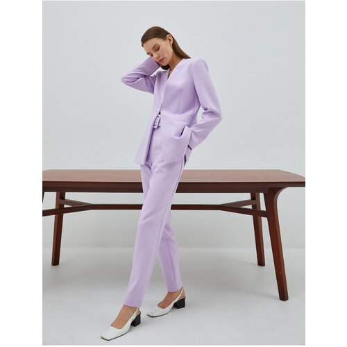 Koton Belted Carrot Trousers Pleated Pockets Slike