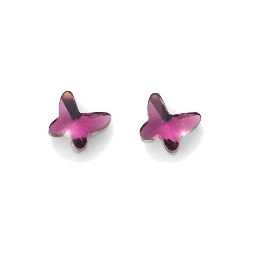  Ženske oliver weber farfallina amethyst mindju&amp;scaron;e sa swarovski ljubičastim kristalom ( 22794r.204 ) Slike