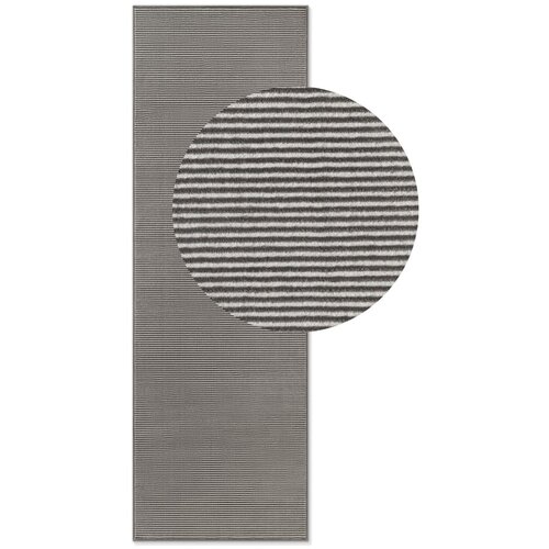 Elle Decoration Antracitno siv/kremno bel tekač 80x240 cm Perles Dolomite &amp;ndash; Slike