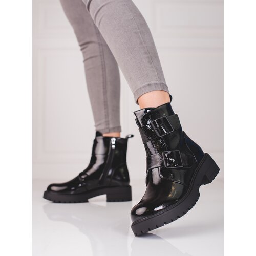 SHELOVET Black women&amp;#039;s bags with buckles Slike
