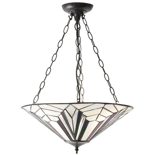  Endon 63936 - Luster na lancu Tiffany ASTORIA 3xE27/60W/230V Ø 48 cm Cene