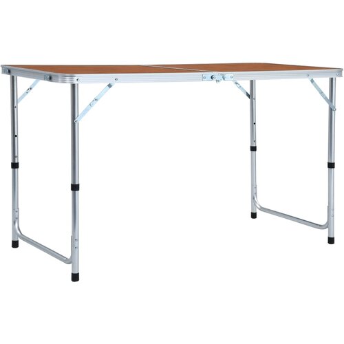  Sklopivi stol za kampiranje aluminijski 120 x 60 cm Cijene