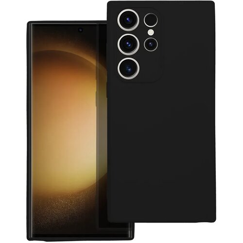  Gumijasti / gel etui Silicone Lite za Samsung Galaxy S23 Ultra - črni Cene