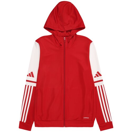 Adidas Športna jopa na zadrgo 'SQ25' rdeča / off-bela Cene