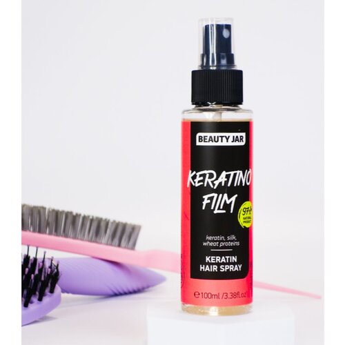 Beauty Jar Keratino Film keratinski sprej za tanku, iscrpljenu kosu 100 ml Slike
