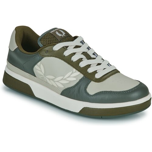 Fred Perry B300 TEXTURED LEATHER / BRANDED Bež Slike