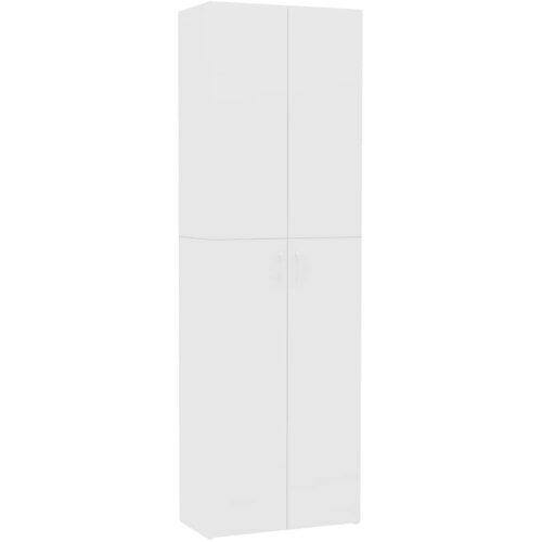  Uredski ormarić bijeli 60 x 32 x 190 cm konstruirano drvo Slike
