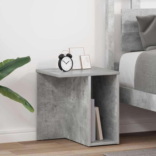  Stranska miza 2 pcs Betonsko siva 37 x 32 x 40 cm, (5000201842) Cene