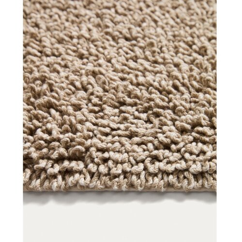 Kave Home Bež tekstilna kupaonska prostirka 50x70 cm Aroia &amp;ndash; Slike