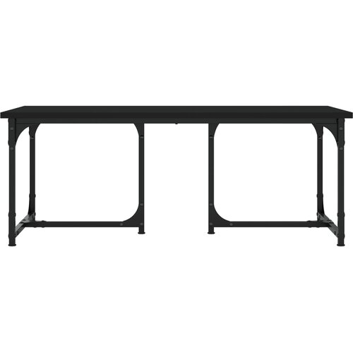  Stolić za kavu crni 90x50x35 cm od konstruiranog drva Slike
