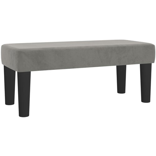 Box spring krevet s madracem svjetlosivi 90x190 cm bar&amp;scaron;unasti Slike