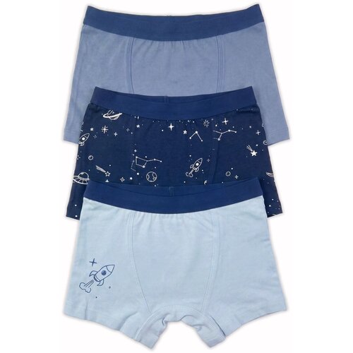 Lucky Kiddo spodnje hlače boxer 3 kosi LK-BB 226_2 034802 F modra 110/116 Slike