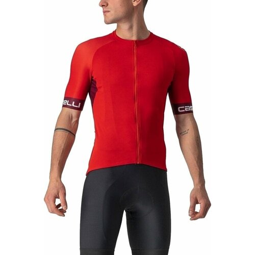 Castelli Entrata VI Red/Bordeaux/Ivory S Slike