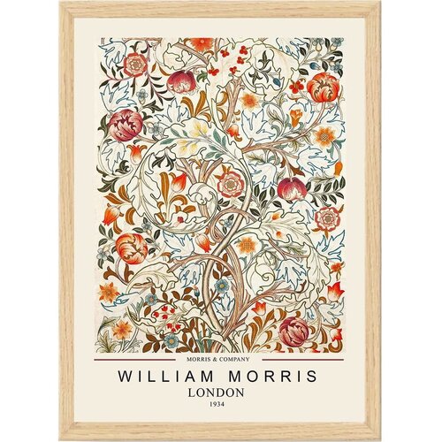 Wallity Plakat z okvirjem 55x75 cm William Morris – Wallity Cene