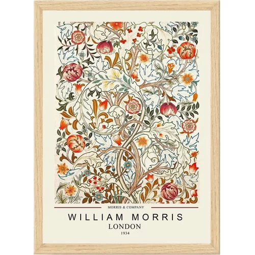 Wallity Plakat z okvirjem 55x75 cm William Morris – Wallity