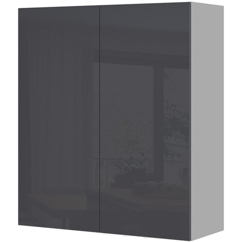 Jela viseči element V9-80-2K/5 za kuhinjo infinity (več barv)-antracit, visoki sijaj Slike