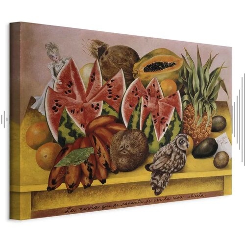  Slika - Frida Kahlo &ndash; A Bride Frightened at the Sight of Life Opened 60x40 Akustična Cijene