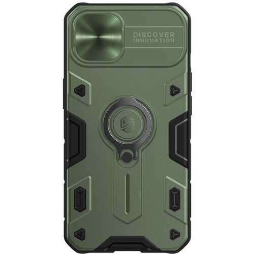 Nillkin maska camshield armor za iphone 13 6.1 zelena Slike